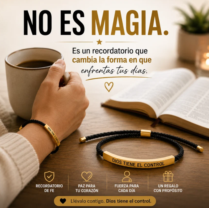 Pulsera Cristiana DIOS TIENE EL CONTROL