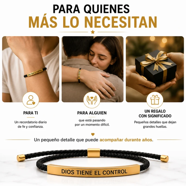 Pulsera Cristiana DIOS TIENE EL CONTROL