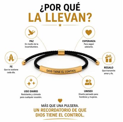 Pulsera Cristiana DIOS TIENE EL CONTROL